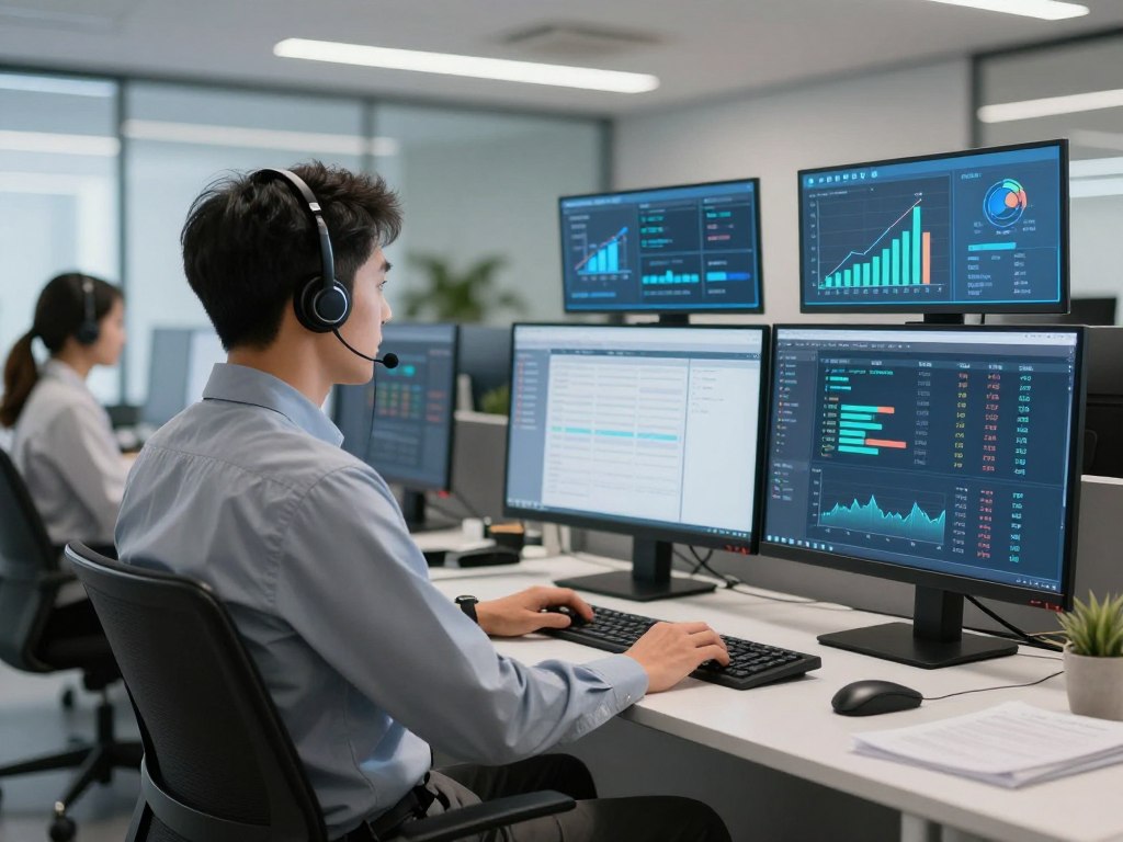 Call center operations showing scalability and flexibility of different service models Call center operations showing scalability and flexibility of different service models