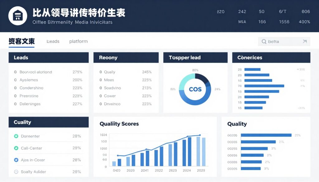 Dashboard showing key performance indicators for call center social media lead generation Dashboard showing key performance indicators for call center social media lead generation