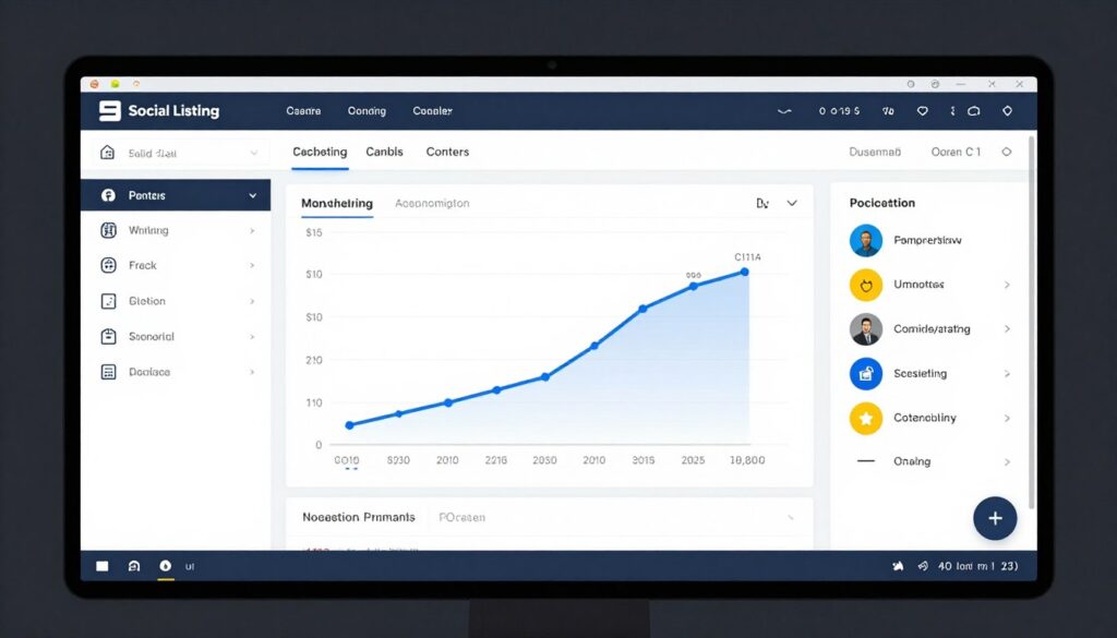 Social listening dashboard showing relevant conversations for call center lead generation Social listening dashboard showing relevant conversations for call center lead generation