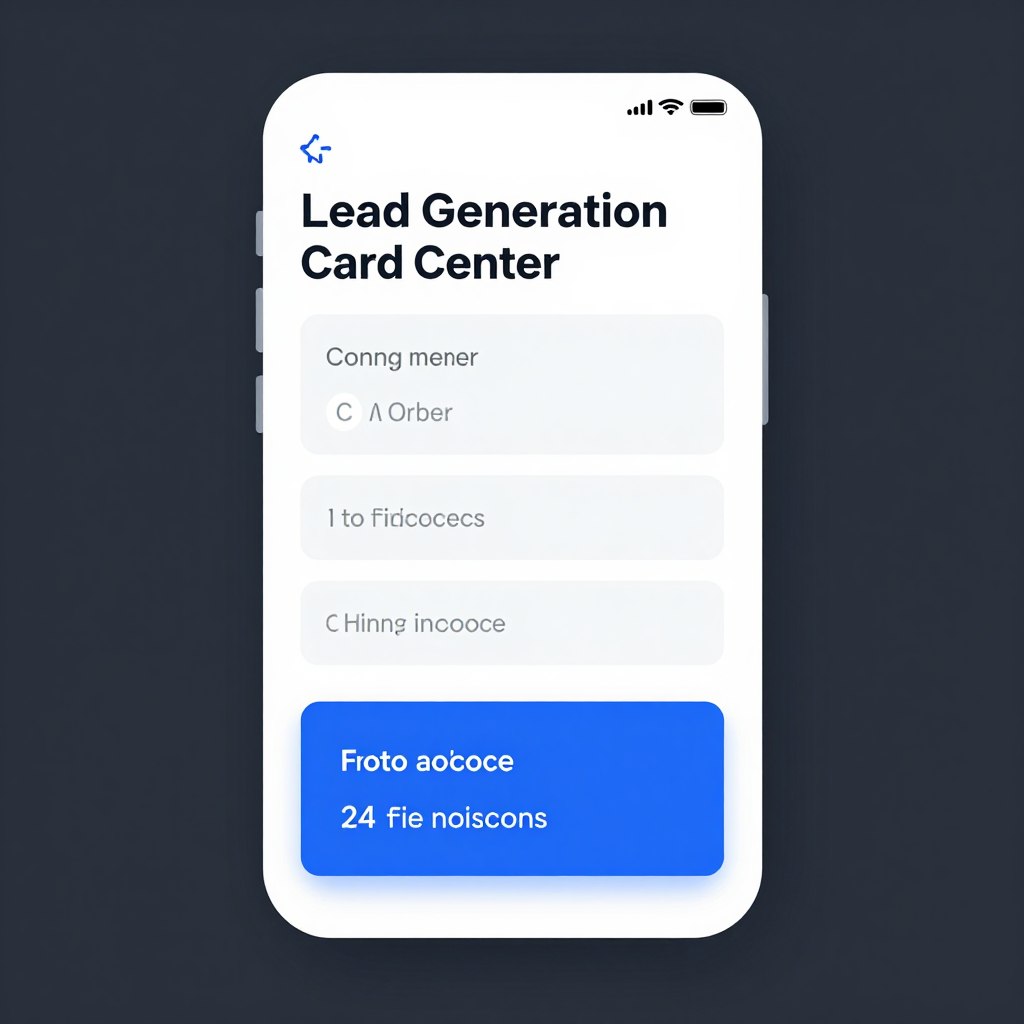 Twitter Lead Generation Card example for call center services Twitter Lead Generation Card example for call center services